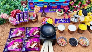 Miniature Dark Fantasy Choco Cake | Dark Fantasy Chocolate Cake | Chocolatey Cake Recipe 