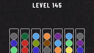 Ball Sort Puzzle Level 145 #ballsortpuzzle #ballsortpuzzlegameplay #puzzlegame #mobilegames