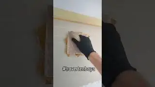 Traverten efekt boya ile yaşam alanlarınıza da doğal ve estetik bir hava... #shorts #youtubeshorts