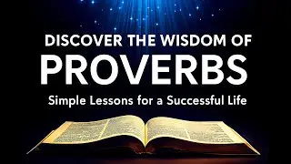 Discover God's Wisdom : The Book of Proverbs | Lessons for a Successful Life #BibleStudy #GodsWisdom
