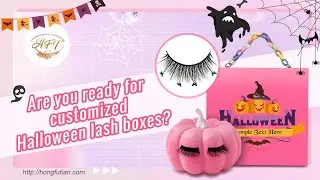 Are you ready for customized Halloween lash boxes?