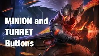 League of Legends Wild Rift: Minion and Turret Buttons Tutorial