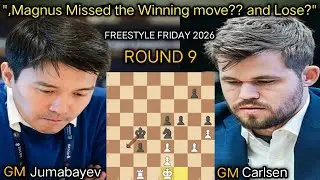 Rinat Jumabayev VS Magnus Carlsen | Freestyle Friday 2026 | Round 9