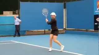 Kim Cljisters - Backhands Double-handed in Slow Motion Backhands HD