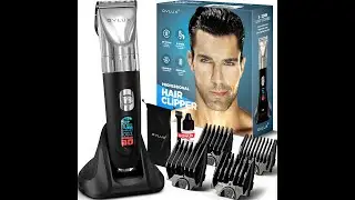 OVLUX Hair Clippers for Men, Professional Rechargeable Cordless Clippers for Hair Cutting