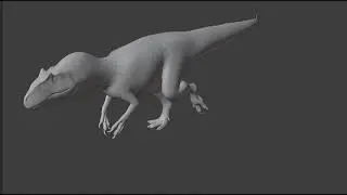 Allosaurus Walk Animation