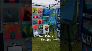 Summer Art Show | Traditional Artist | Acrylic Painting #artshorts #artreveal #acrylicpainting #arte