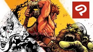 Time-lapse: Coloring BARBARIC from Vault Comics