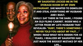 My daughter locked me in my own restaurant. But I found a letter revealing my husband's 43-year s...