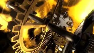 Golden Clock work 3D Wonderful Video | Amazing creations
