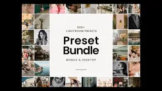 600 Lightroom Preset Bundle Stock Graphics Download
