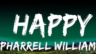 [1 Hour]  Pharrell Williams - Happy (Lyrics)  | Music For Your Mind