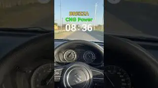 Brezza CNG 0-100 km/h - Shocking Performance! #shorts