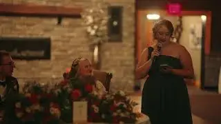 Sister's Emotional Wedding Toast #njweddingvideo #njweddings #njweddingvideographer