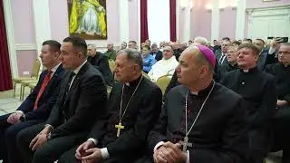 XІI spotkanie bożonarodzeniowe przedstawicieli Ukraińskich Rad Rycerzy Kolumba we Lwowie.