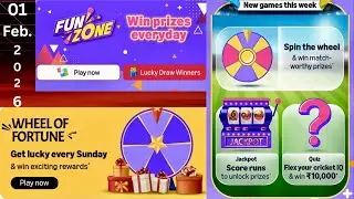 Amazon New games this week Quiz Answer Today | Amazon Daily Quiz Answer Today | Games of the day