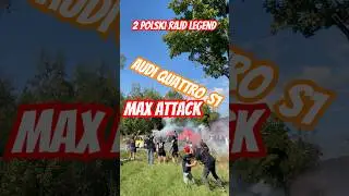 2 RAJD LEGEND AUDI QUATTRO S1 MAX ATTACK #rallylegend #rally #quattro #audisport #viral #viralvideo