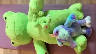 EP005 Unboxing Build-A-Bear Hoppy Swirls Frog, Buddies&trade; and Jumbo Spring Green Frog