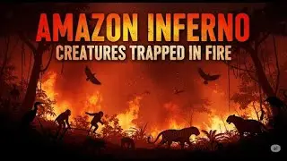 Amazon Inferno Creatures Trapped in Fire