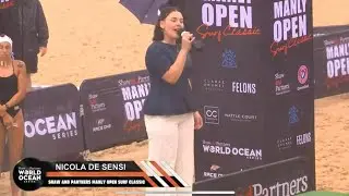 Australian National Anthem - Nicola De Sensi (World Ocean Series Manly)