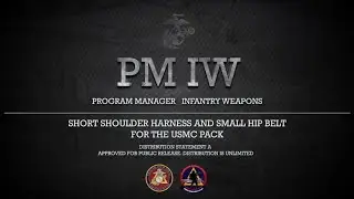 Short Shoulder Harness and Small Hip Belt for the USMC