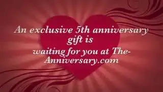 5th Anniversary Gift Ideas