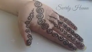 Swirly Front Hand Henna - Easy and Simple | Nancy Sharma