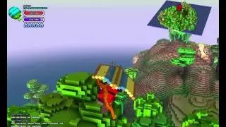 Cube world - Biome ocean / temple / deltaplane