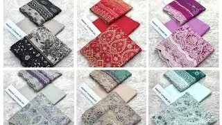 RAWAYAT LAWN CUTWORK Printed Emb Lawn Shirt🌹Printed Emb Cutwork Lawn Dopatta🌹Dyed Lawn Trouser🌹