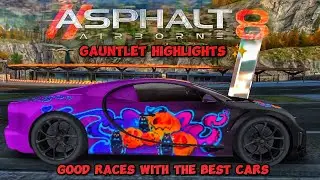 A8 Gauntlet Good Races ✨👻 Asphalt 8 Gauntlet Highlights with the best cars🌟🥶