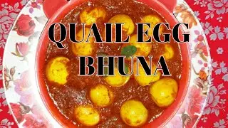 Quail Egg Bhuna Recipe|The three daughters and mom