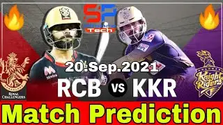 IPL 2021:Royal Challengers Bangalore Vs Kolkata Knight Riders Match Prediction|RCB vs KKR Playing11