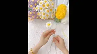 Daisy flower tutorial #crochet