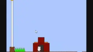 How to beat the first level of cat mario