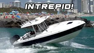 Intrepid going through the Inlet!