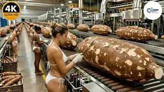 China’s Giant Cassava Flour Factory Exposed