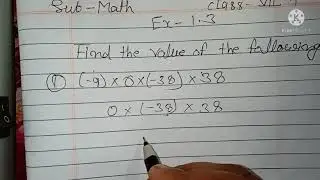 math class viith                                       find the value of following