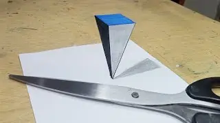 Let's cut it with Scissors ✂️ || 3D illusion drawing techniques