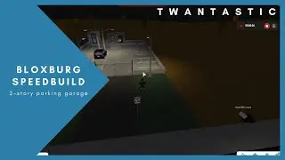 Speedbuild Welcome to Bloxburg  How to make a two story parking garage! $150k