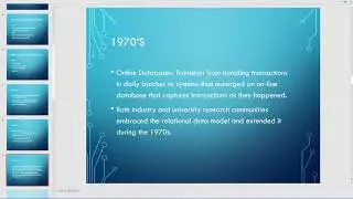 evolution of database technology