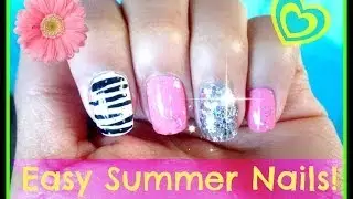 Easy Cute Summer Nails!