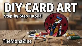 DIY King of Spades Coaster | Acrylic Painting Tutorial & History