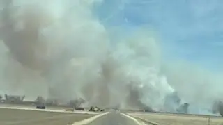 Fire burns over 1,000 acres in Bent County