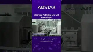 Integrated Vial Filling Line with Freeze Drye