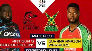 Extended Match |Antigua And Barbuda Falcons vs. Guyana Amazon Warriors| Highlights CPL 2025