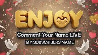 write subscribers name 📛🎇 #viral #live