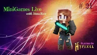 LIVE Hypixel - Minecraft MiniGames - Ep 21