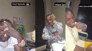 Look How Vybz Kartel, Likkle Addi And Likkle Vybz SHOCK Beenie Man While In Miami Together Unify