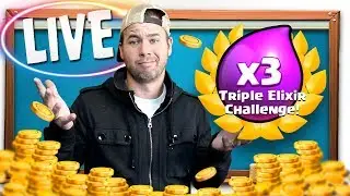 Triple Elixir Challenge Live - Clash Royale