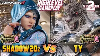 T8 &ndash; SHADOW 20Z (#1 Ranked Zafina) vs TY (Armor King) &ndash; Tekken 8 High Level Showdown